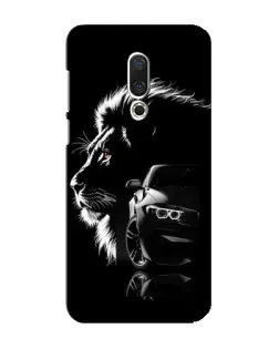 Чохол для Meizu 16 Plus з картинкою «BMW та лев»