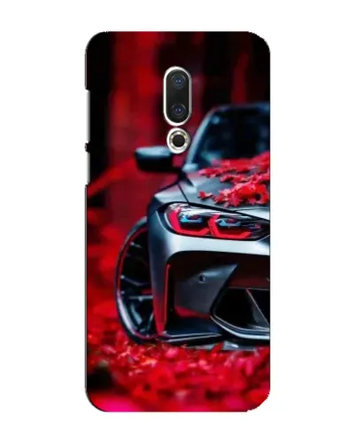 Чохол для Meizu 16 Plus з картинкою «Спортивна BMW та квіти» Чохол для Meizu 16 Plus з картинкою «Спортивна BMW та квіти»