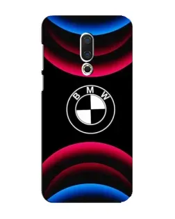 Чохол для Meizu 16 Plus з картинкою «Логотип BMW та неонові дуги»