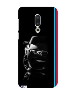 Чохол для Meizu 16 Plus з картинкою «Силует BMW в темряві»