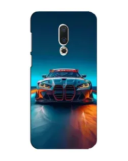 Чохол для Meizu 16 Plus з картинкою «BMW — вогні неону»