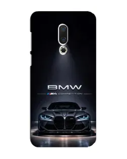 Чохол для Meizu 16 Plus з картинкою «BMW крізь нічне місто»