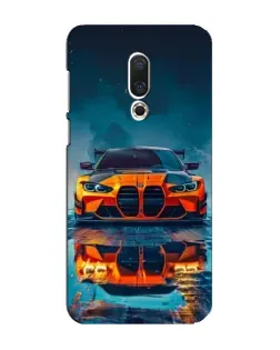 Чохол для Meizu 16 Plus з картинкою «BMW — золота емблема»