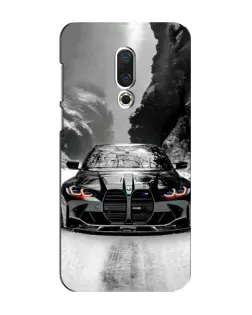 Чохол для Meizu 16 Plus з картинкою «BMW — акварельний дрифт»