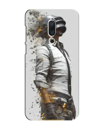 Чохол для Meizu 16 Plus з картинкою «PUBG — боєць у пилу»