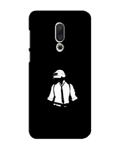 Чохол для Meizu 16 Plus з картинкою «PUBG — білий шолом»