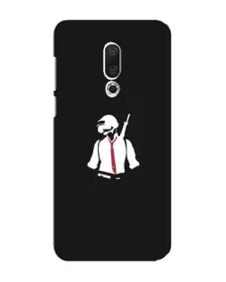 Чохол для Meizu 16 Plus з картинкою «PUBG — силует воїна»