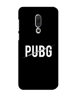 Чохол для Meizu 16 Plus з картинкою «PUBG — білий логотип»
