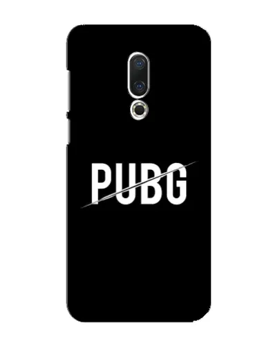 Чохол для Meizu 16 Plus з картинкою «PUBG — білий логотип»