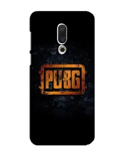 Чохол для Meizu 16 Plus з картинкою «PUBG — золотий логотип»