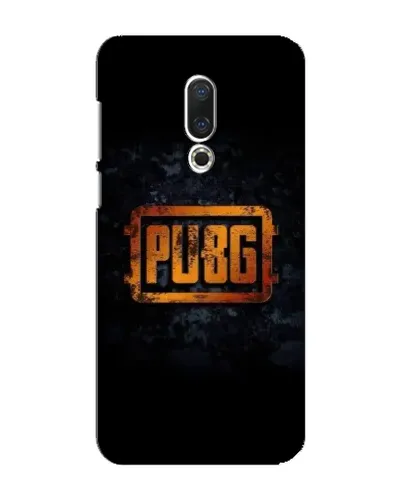Чохол для Meizu 16 Plus з картинкою «PUBG — золотий логотип»