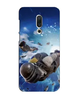 Чохол для Meizu 16 Plus з картинкою «Десант PUBG — стрибок»