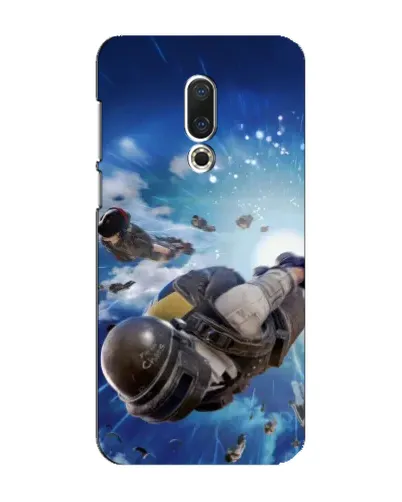 Чохол для Meizu 16 Plus з картинкою «Десант PUBG — стрибок»