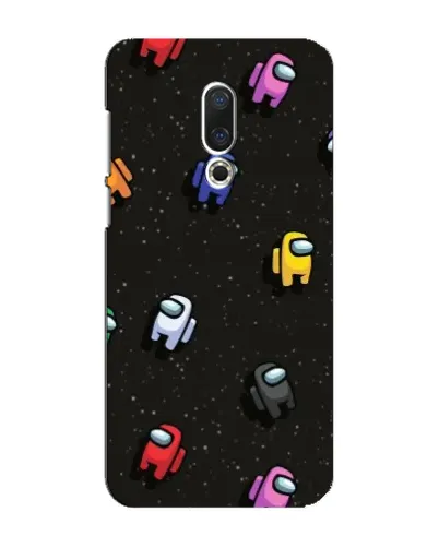 Чохол для Meizu 16 Plus з картинкою «Космічний патерн Among Us»