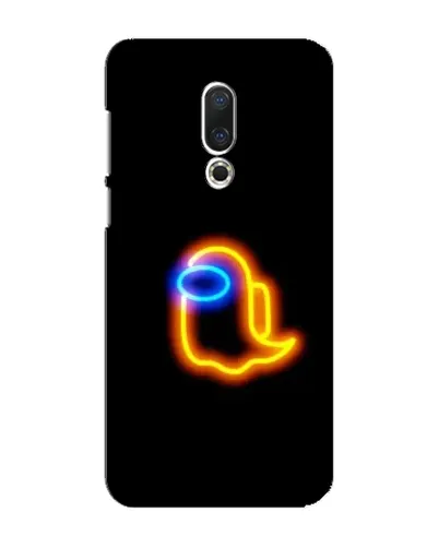 Чохол для Meizu 16 Plus з картинкою «Among Us неонове сяйво»