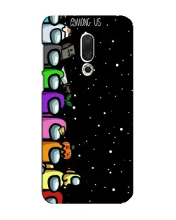 Чохол для Meizu 16 Plus з картинкою «Команда Among Us»