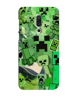 Чохол для Meizu 16 Plus з картинкою «Кріпери Minecraft»