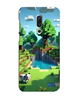 Чехол для Meizu 16 Plus с картинкой «Minecraft летний день»