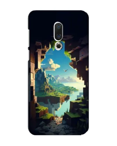 Чехол для Meizu 16 Plus с картинкой «Вид из пещеры»