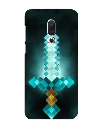 Чехол для Meizu 16 Plus с картинкой «Алмазный меч неон»