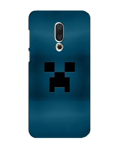 Чехол для Meizu 16 Plus с картинкой «Крипер текстура»