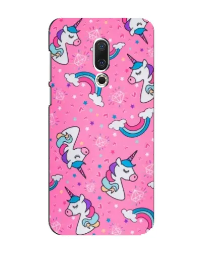 Чехол для Meizu 16 Plus с картинкой «Unicorn паттерн розовый» Чехол для Meizu 16 Plus с картинкой «Unicorn паттерн розовый»