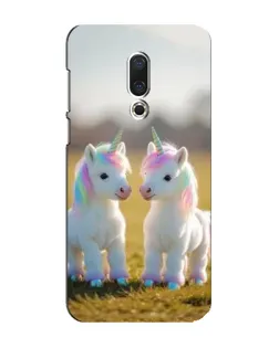 Чехол для Meizu 16 Plus с картинкой «Пара единорогов»
