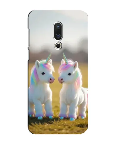 Чехол для Meizu 16 Plus с картинкой «Пара единорогов» Чехол для Meizu 16 Plus с картинкой «Пара единорогов»