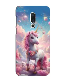 Чехол для Meizu 16 Plus с картинкой «Единорог среди облаков»