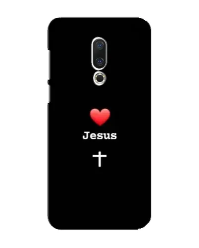 Чехол для Meizu 16 Plus с картинкой «Сердце - Jesus»