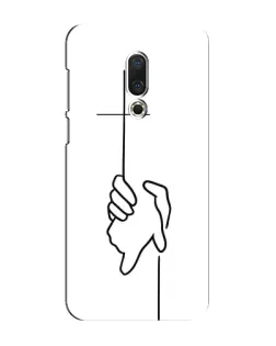 Чехол для Meizu 16 Plus с картинкой «Рука держит»
