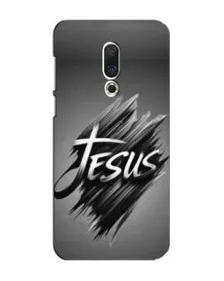 Чехол для Meizu 16 Plus с картинкой «Надпись Jesus Graffiti»