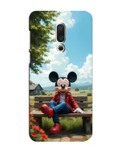 Чохол для Meizu 16 Plus з картинкою «Міккі на лавці»