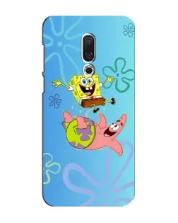Чехол для Meizu 16 Plus с картинкой «Спанч Боб и Патрик»
