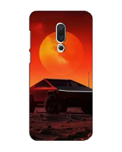Чохол для Meizu 16 Plus з картинкою «Cybertruck на Марсі»