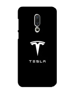 Чохол для Meizu 16 Plus з картинкою «Tesla White Logo»