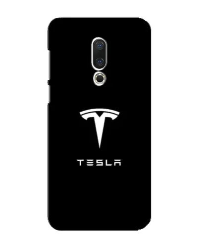 Чохол для Meizu 16 Plus з картинкою «Tesla White Logo»