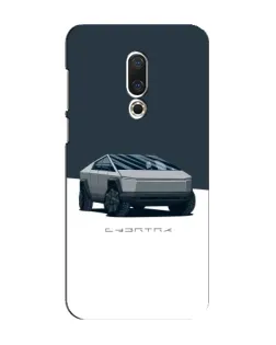 Чохол для Meizu 16 Plus з картинкою «Сріблястий Cybertruck Tesla»
