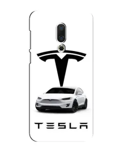 Чохол для Meizu 16 Plus з картинкою «Tesla White Style»