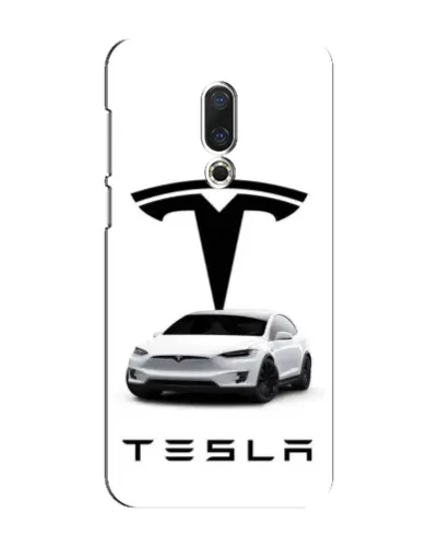 Чохол для Meizu 16 Plus з картинкою «Tesla White Style»