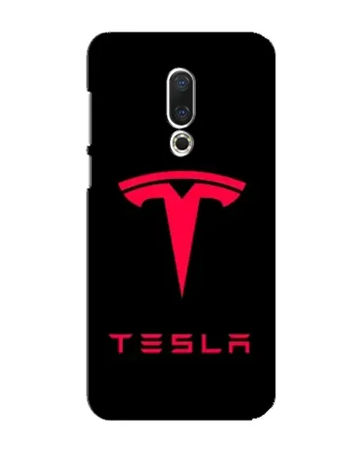 Чохол для Meizu 16 Plus з картинкою «Tesla Red Logo»