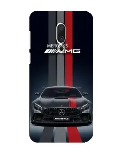 Чохол для Meizu 16 Plus з картинкою «Mercedes — білий карбон»