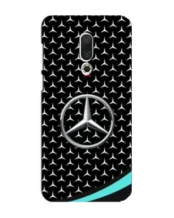 Чохол для Meizu 16 Plus з картинкою «Mercedes — бірюзовий акцент»