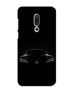 Чохол для Meizu 16 Plus з картинкою «Mercedes — силует авто»