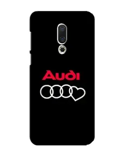 Чохол для Meizu 16 Plus з картинкою «Логотип Audi Heart»