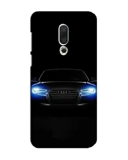 Чехол для Meizu 16 Plus с картинкой «Audi в неоне»