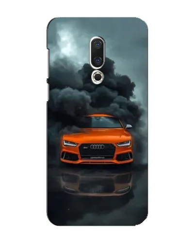 Чехол для Meizu 16 Plus с картинкой «Audi в облаках дыма» Чехол для Meizu 16 Plus с картинкой «Audi в облаках дыма»