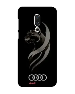 Чехол для Meizu 16 Plus с картинкой «Графика — пантера и Audi»