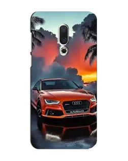 Чехол для Meizu 16 Plus с картинкой «Audi — закат»