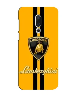 Чохол для Meizu 16 Plus з картинкою «Lamborghini Stripe жовтий»
